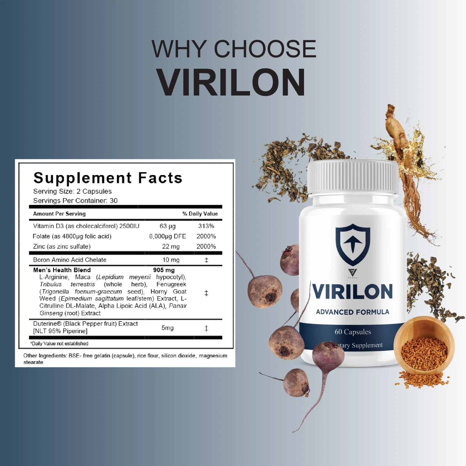 Virilon Male Support Supplement